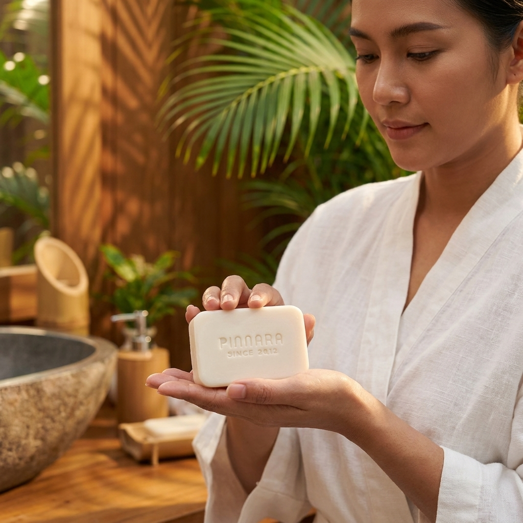 Pinnara Natural Coconut Oil Soap – 100g
