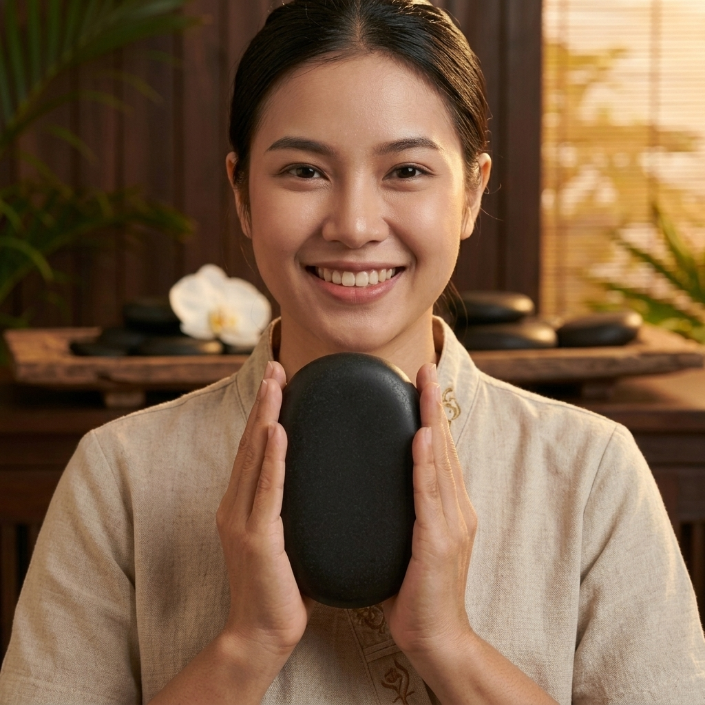 17-Piece Volcanic Hot Stone Massage Set with Gift Box