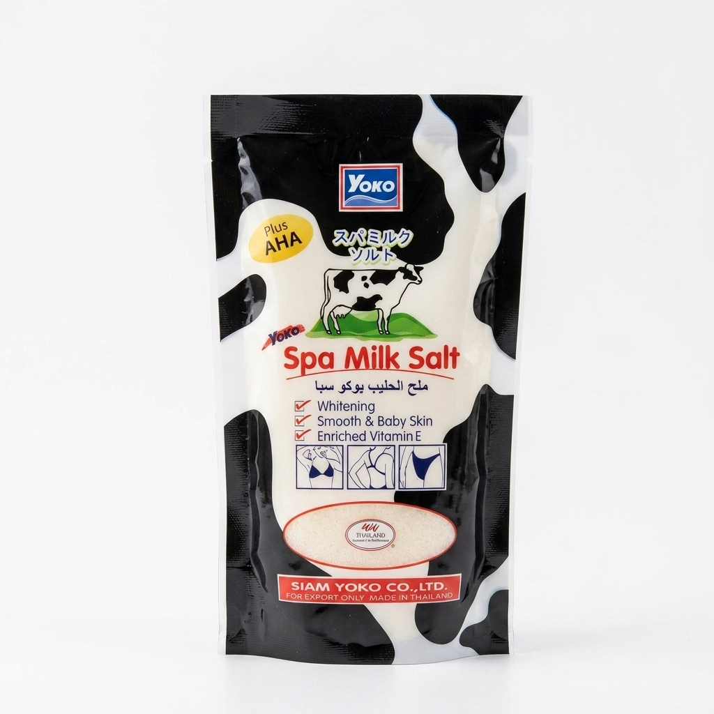 Yoko Spa Milk Salt Plus AHA Body Scrub – 50g