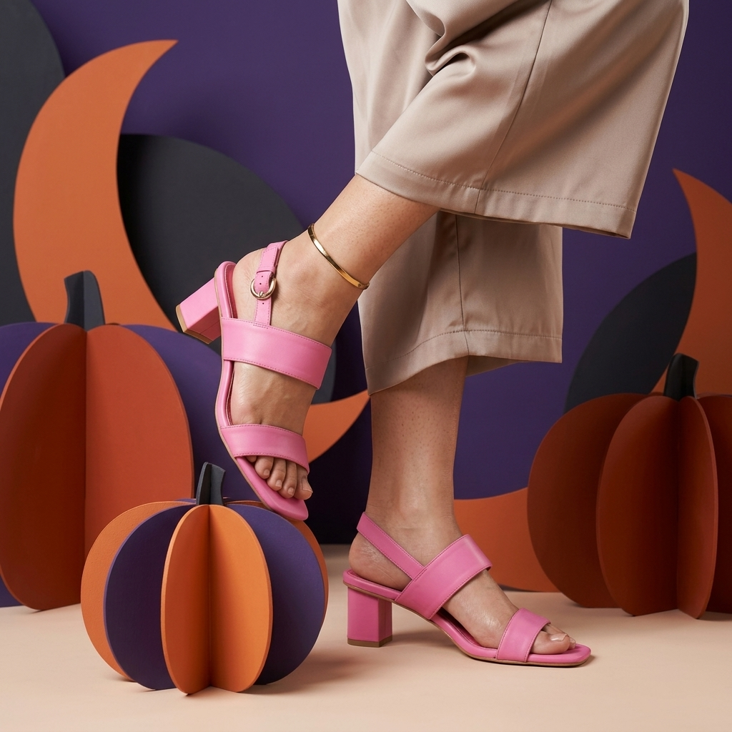 INTHA Special Fluffy INT002 Handmade Sandals – Shocking Pink