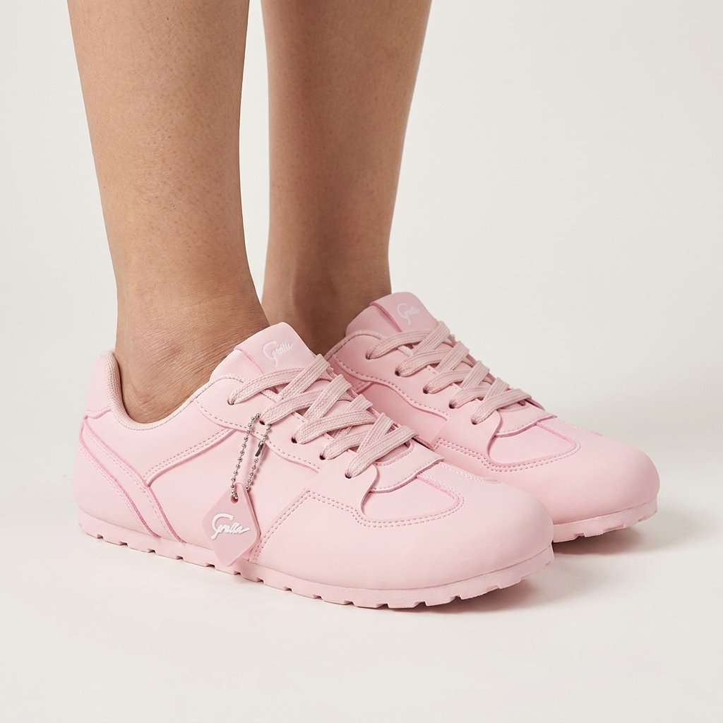 Corolla Macarons Pastel Lace-Up Casual Shoes for Women