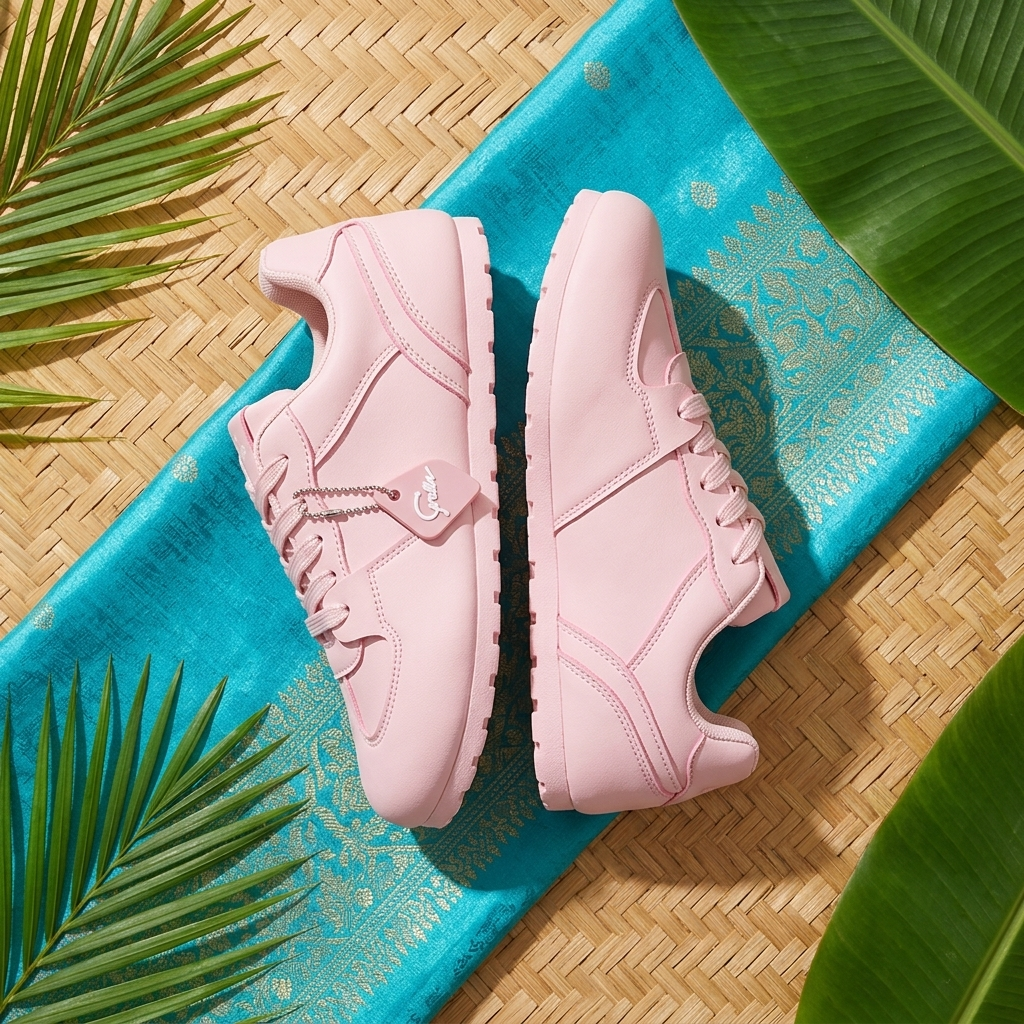 Corolla Macarons Pastel Lace-Up Casual Shoes for Women