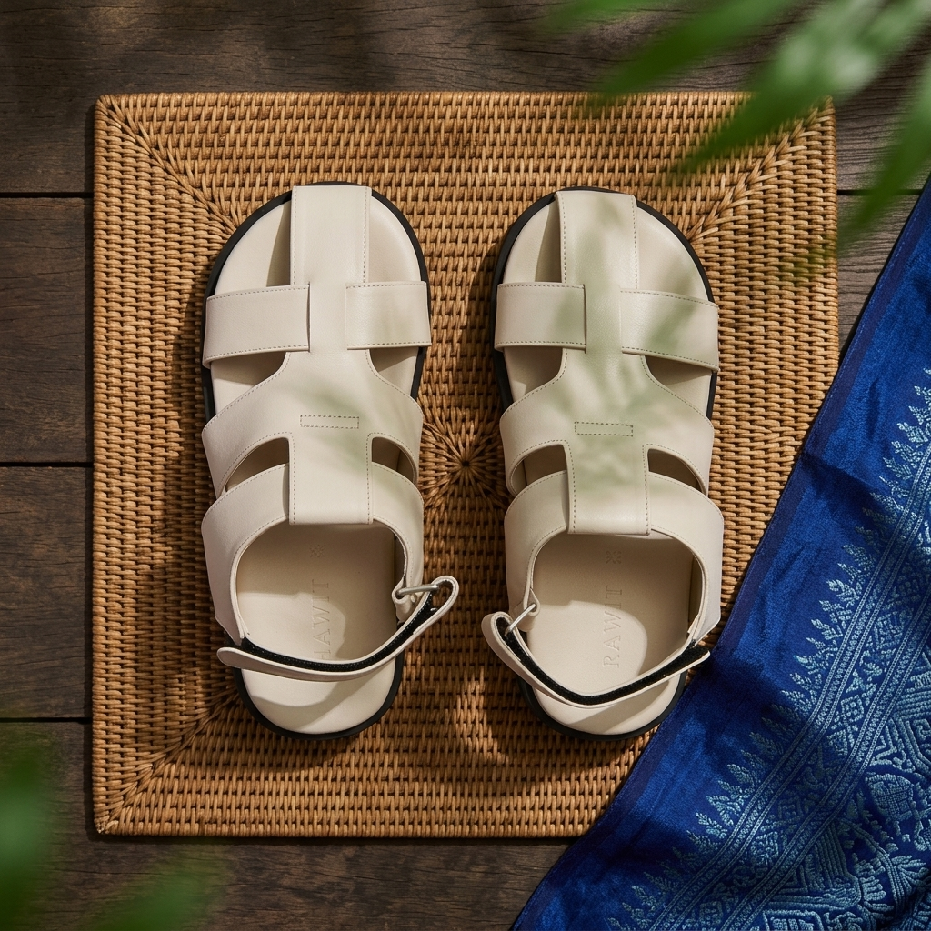 Bros 26 Premium PU Leather Soft Sole Sandals
