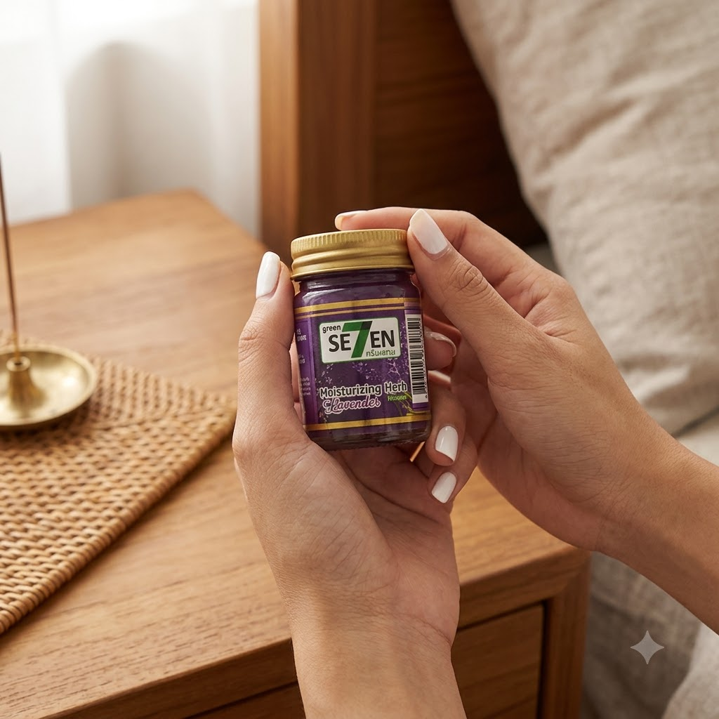 Green Seven Lavender Sleeping Balm – Moisturizing Herbal Massage Balm