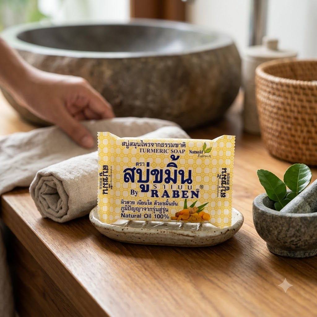RABEN Natural Herbal Soap 130g – Thai Herbal Soap Collection