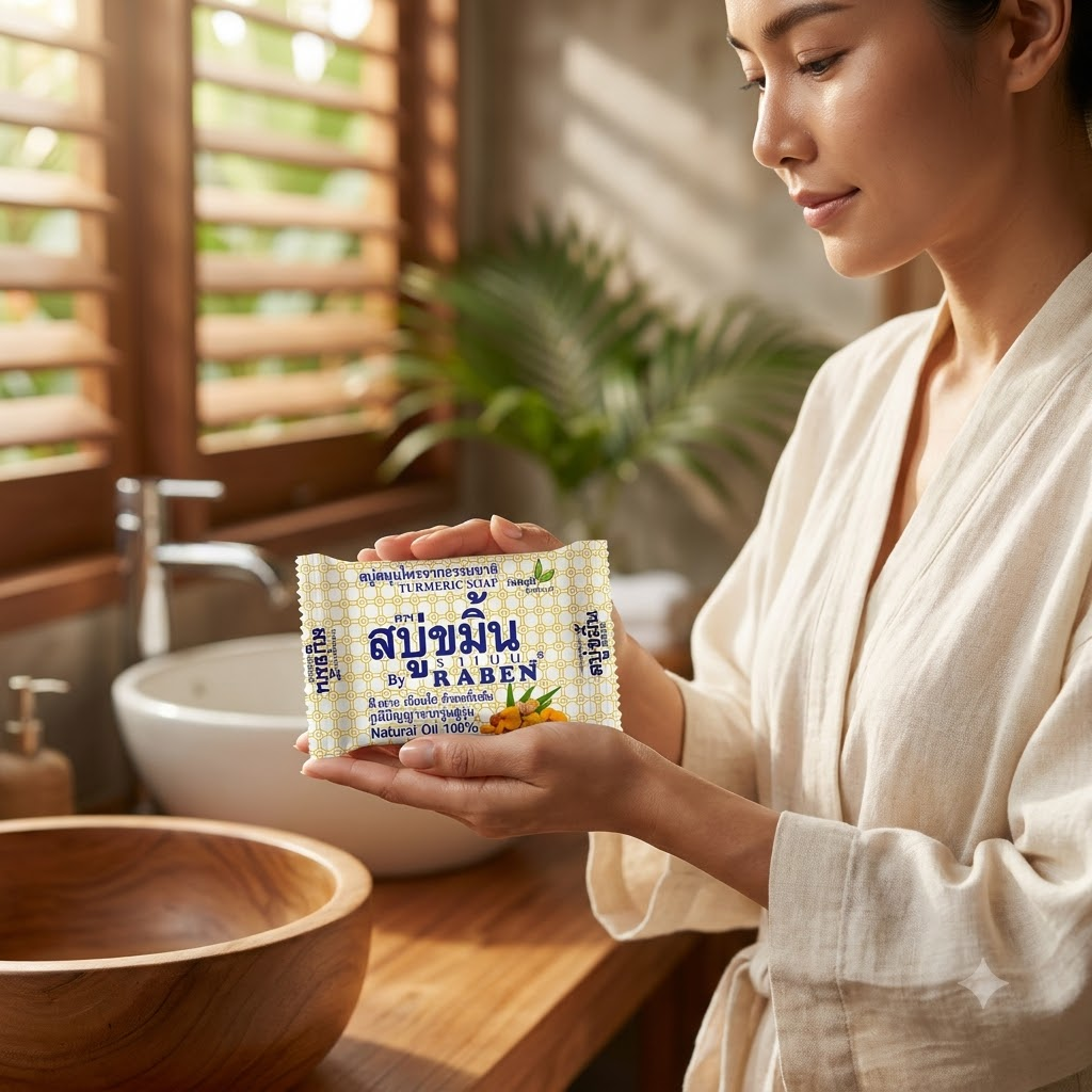 RABEN Natural Herbal Soap 130g – Thai Herbal Soap Collection