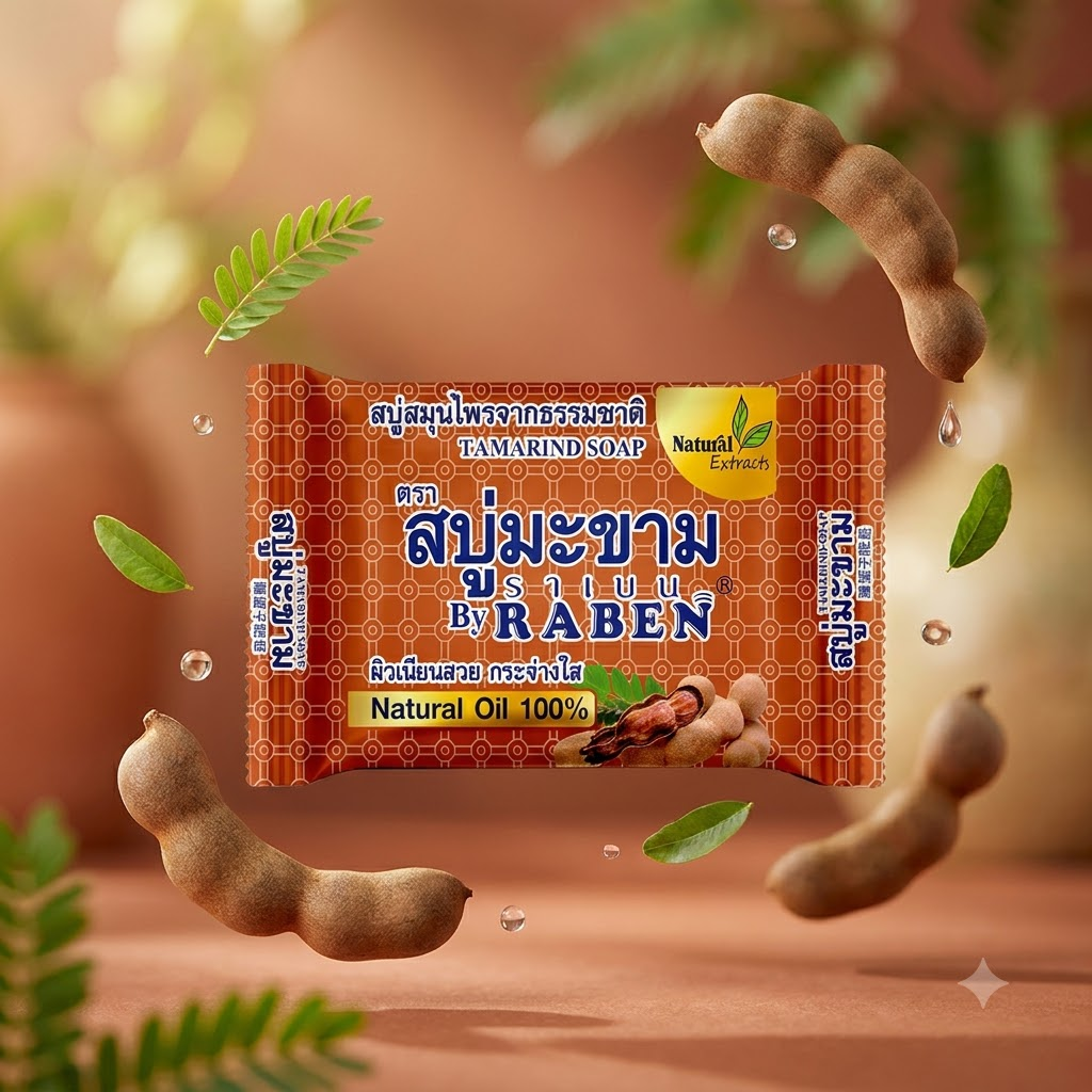 RABEN Natural Herbal Soap 130g – Thai Herbal Soap Collection