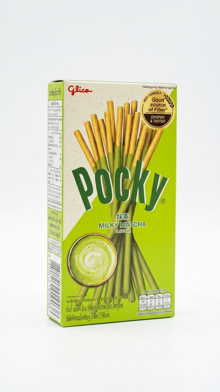 Pocky Matcha Milk Biscuit Sticks Japanese Snack 10 Pack