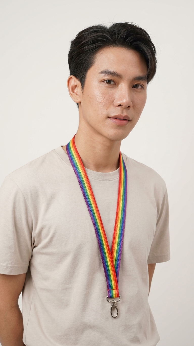 Pride Rainbow Keychain Strap, Mobile Phone & Card Holder Strap