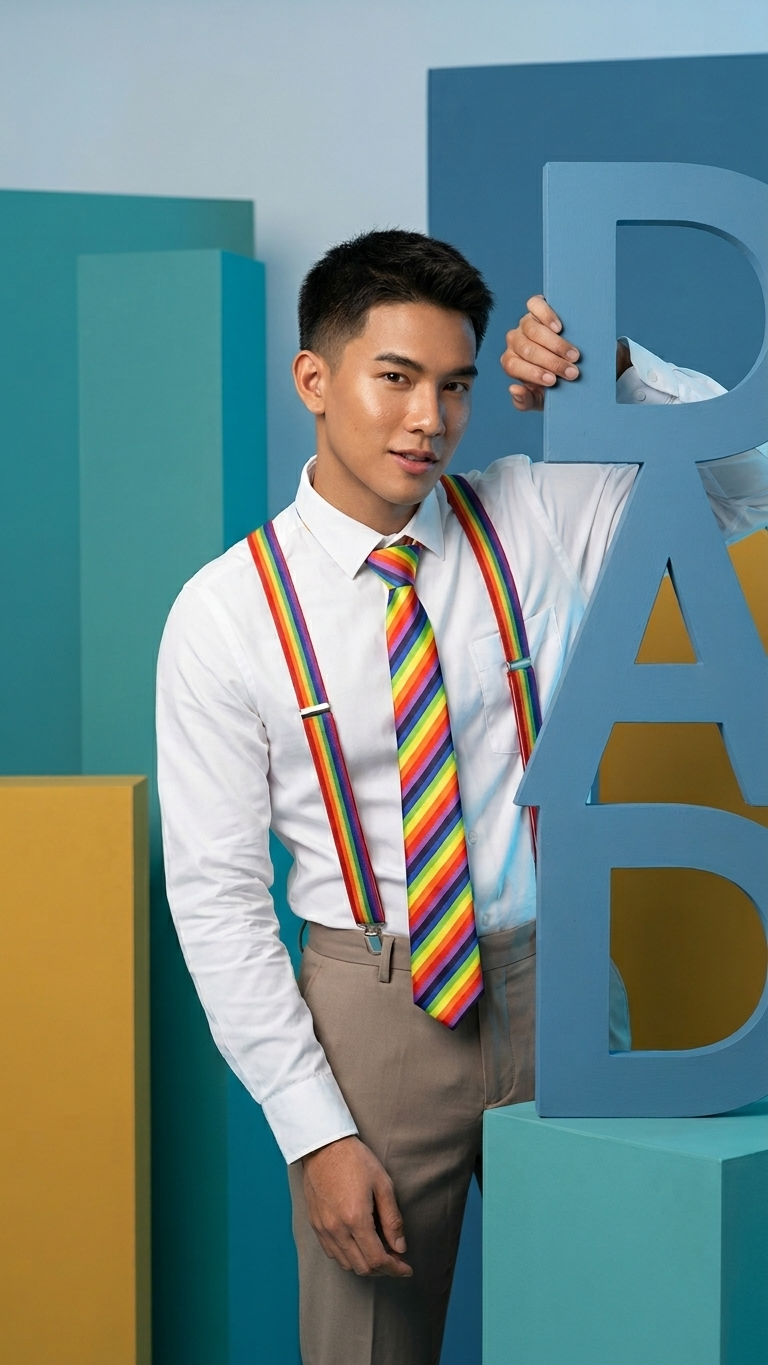 Rainbow Pride Necktie, LGBT Festival Tie