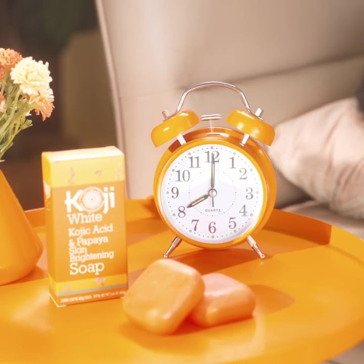 Koji White Kojic Acid & Papaya Brightening Soap – 2 x 80g