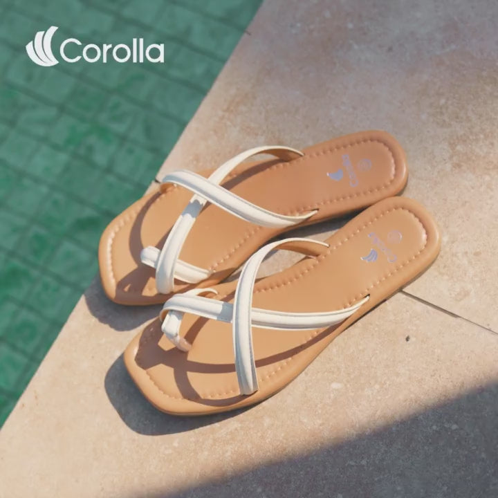 Corolla Lumi Minimal Flat Sandals for Women