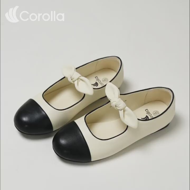 Corolla Bunelle Two-Tone Mary Jane Flats – Korean Style