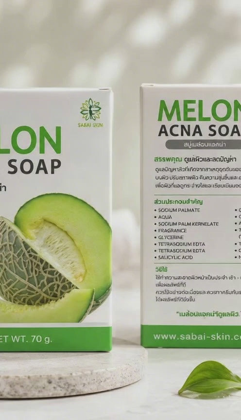 Melon Soap  Refreshing & Soft Skin Care